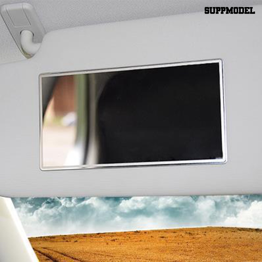 Sfs 1Pc Cermin Makeup Bahan Stainless Steel Untuk Sun Visor Mobil