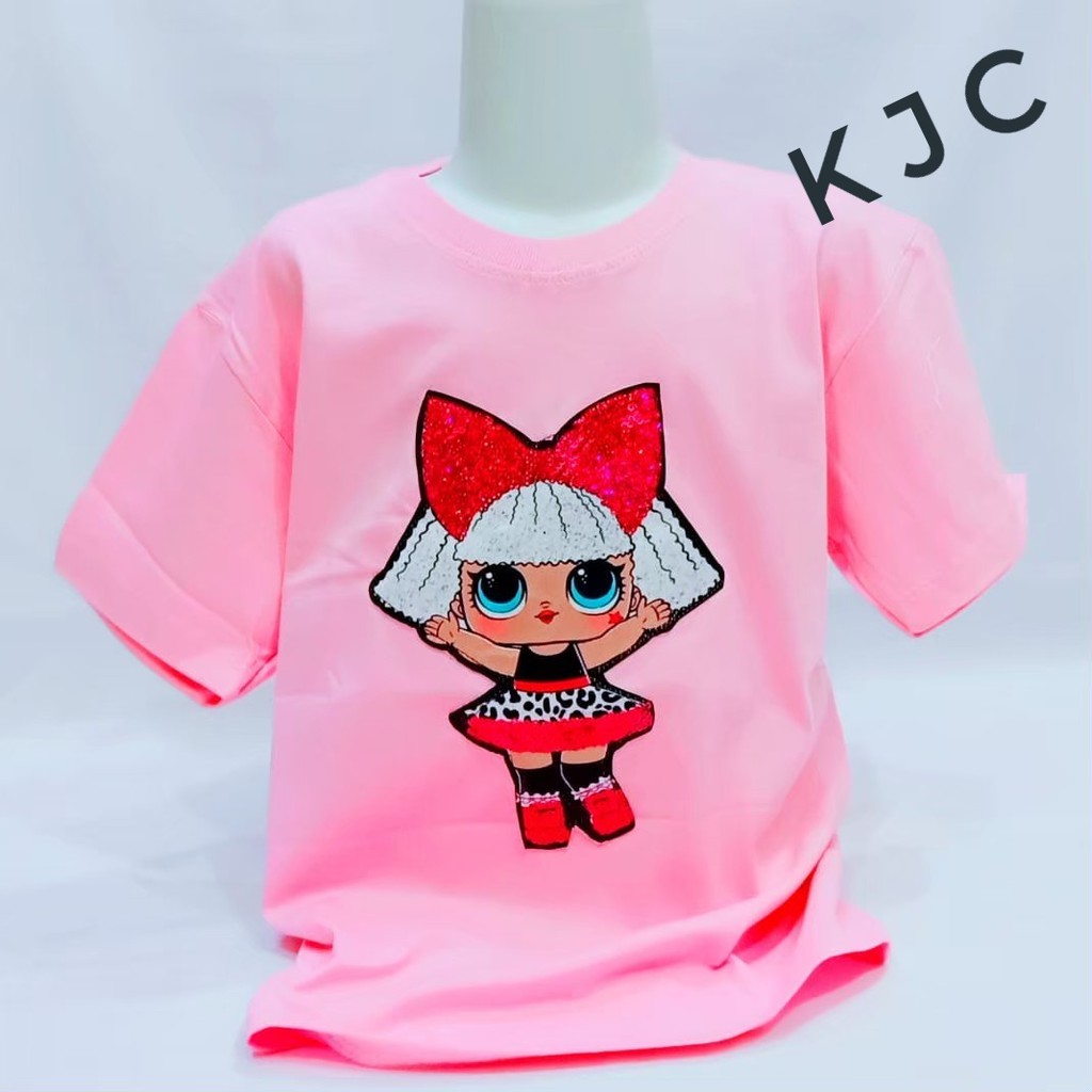 KIANJAYACOLLECTION89 - KAOS ANAK PEREMPUAN LOL LUCU PINK PALING MURAH !!!