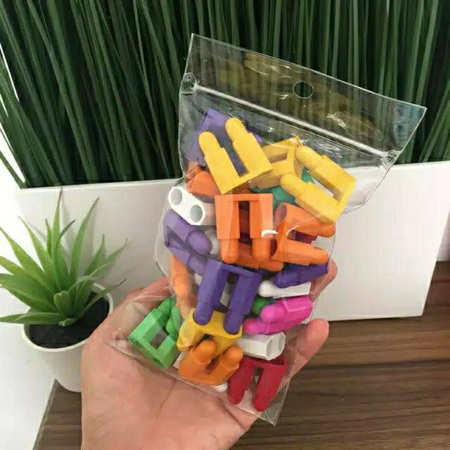 Lego roket jadul jumbo 25 pcs / blocks brick besar