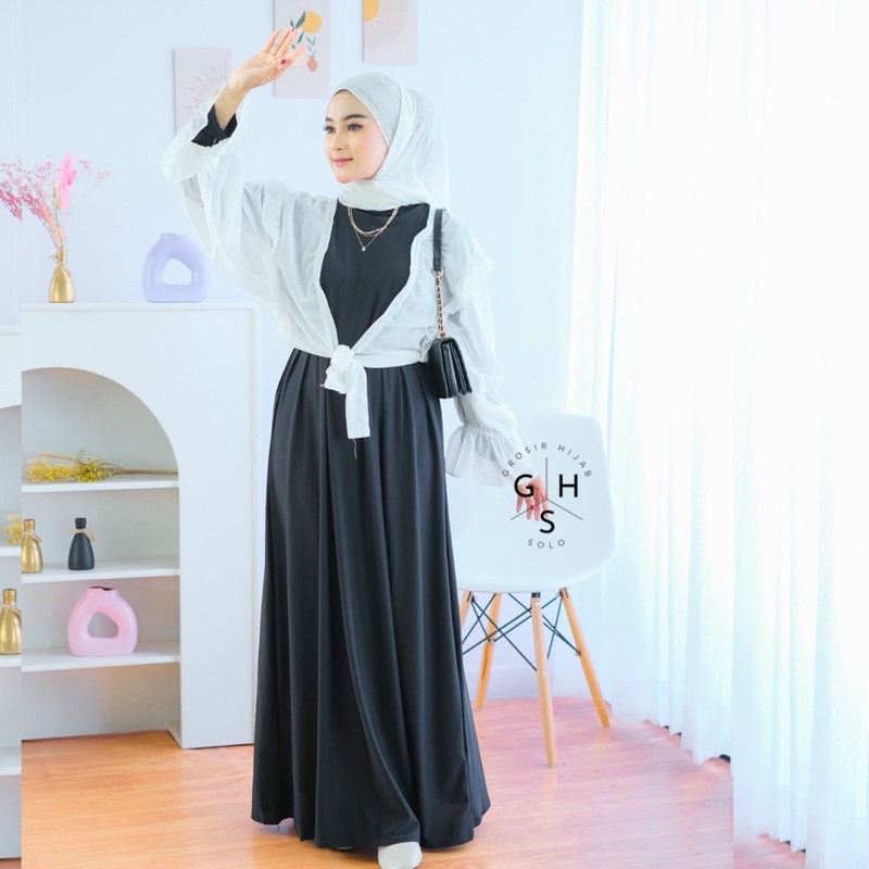 (KJI) GAMIS INNER / DALEMAN GAMIS TANPA LENGAN JERSEY