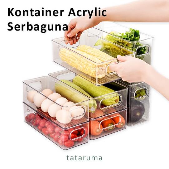 Tataruma Soji - Kotak Kontainer Tempat Wadah Penyimpanan Toples Makanan Sayur Buah Kaleng Beer Soda 