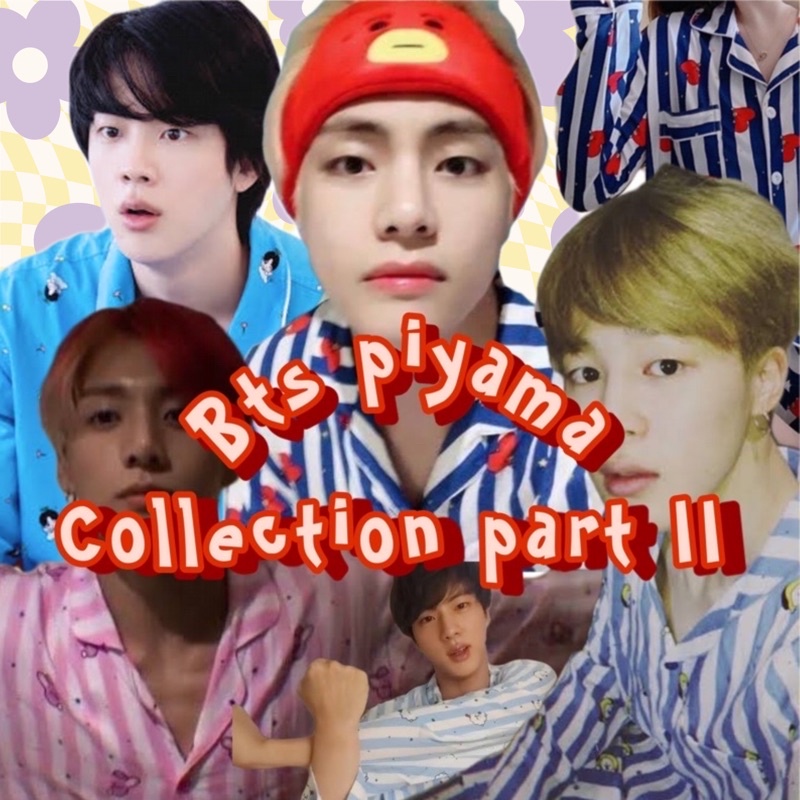 [COD] Piyama BTS Jin Jimin Taehyung Jungkook BT21 Tata Rj Chimmy Cooky Import