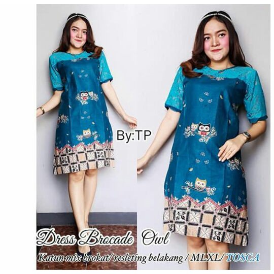 GROSIR BATIK DRESS BROCAD