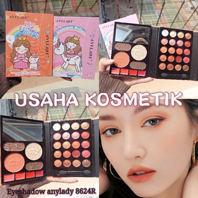 PROMO EYESHADOW  ANYLADY MERMAID | SWEET TIME | EYESHADOW BUKU MERMAID  NO.8624C | 8624H | 8624T