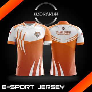  Baju  Kaos  Jersey Gaming AURA ESport 2021 CUSTOM  HIGH 