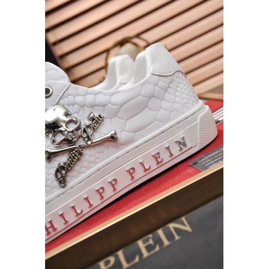 sneaker pria philipp PLEIN sepatu cowok mirror vip shoes men run away top PP Brand P1SHOES new styles