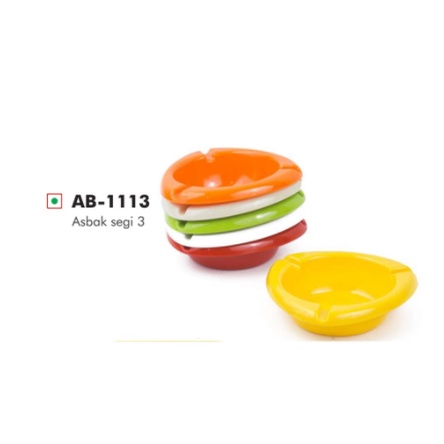 ASBAK ROKOK MELAMIN SEGITIGA