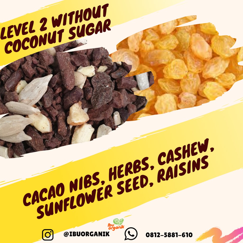 

CACAO NIBS COKLAT AMBYAR LEVEL 2 (NO SUGAR)