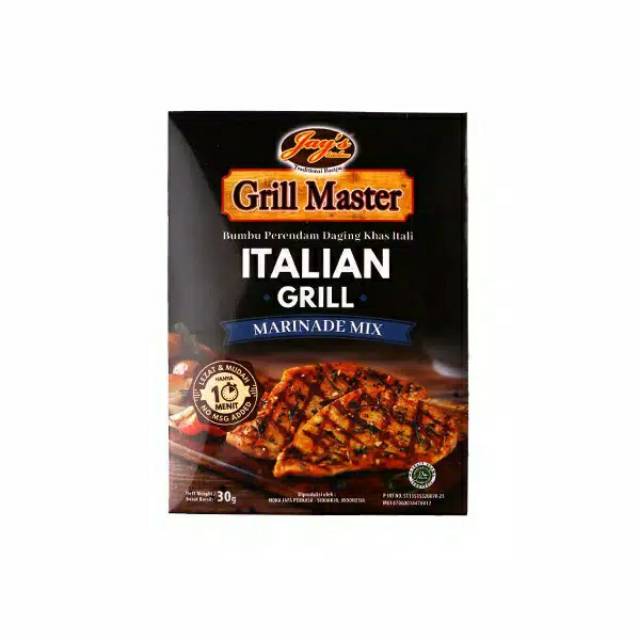 

Jay's Grill Master Italian Grill Marinade Mix