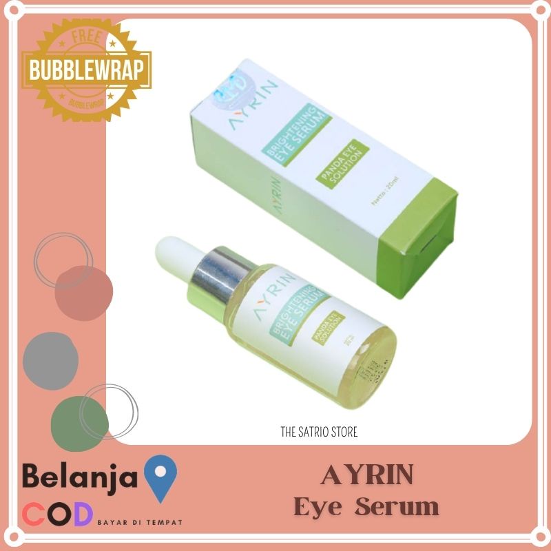 AYRIN Brightening Eye Serum Original Penghilang Mata Panda, Kantung Mata & Kerutan Untuk Wanita Pria