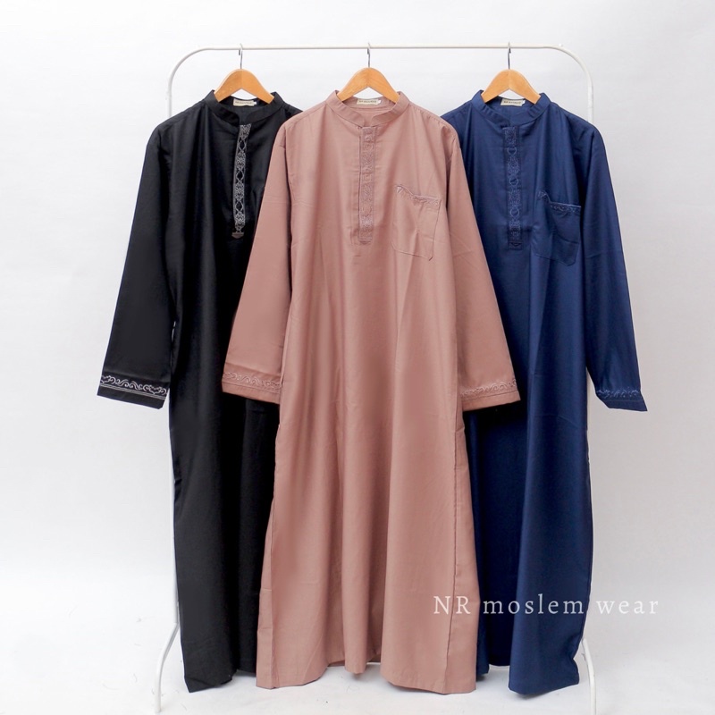 GAMIS COWOK / JUBAH PRIA BAHAN KATUN / GAMIS DEWASA PRIA kode GC-01