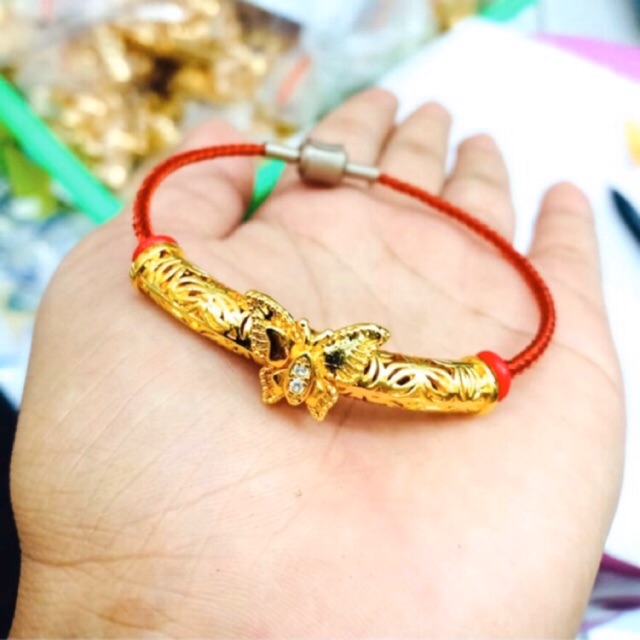 Gelanga kawat anti air gelang water proof gelang wanita lapis emas gelang replika emas gelang