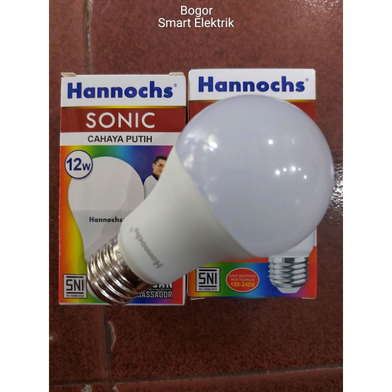 Lampu LED Hannochs Sonic 12W/ 12Watt Cahaya Putih