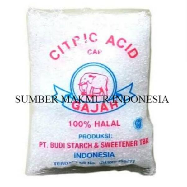 

Murah.. CITRIC ACID CAP GAJAH (CITRONE) 500 GRAM N0R