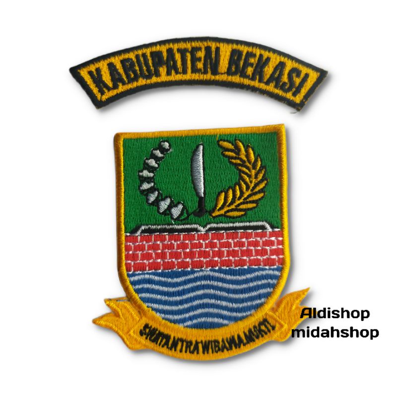 Logo bordir kabupaten Bekasi/DISPEN KABUPATEN BEKASI BORDIR