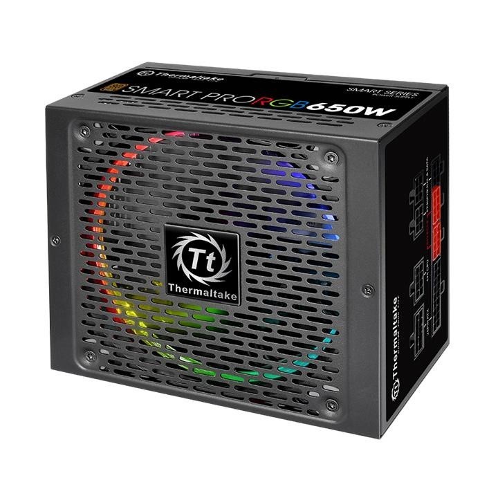 PSU THERMALTAKE SMART PRO RGB 650W 80+ BRONZE MODULAR POWER SUPPLY