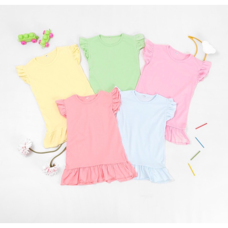 ZASKIYA - DRESS RUFFLE ANAK DASTER ANAK