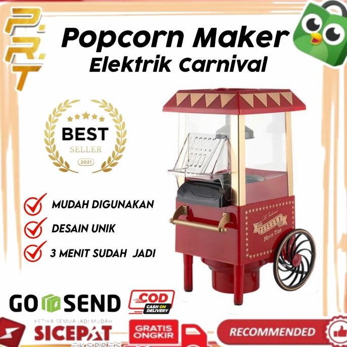 Popcorn Maker - Mesin Popcorn Mini - Alat Pembuat Popcorn Elektrik