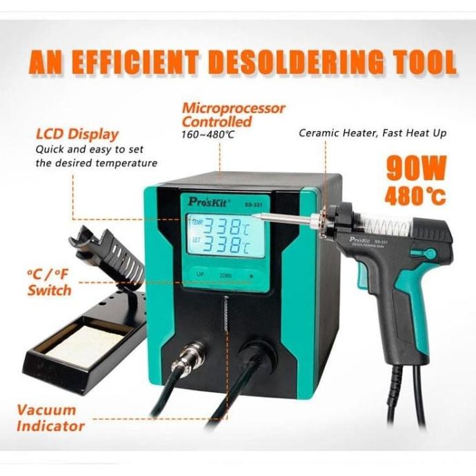PROSKIT SS-331B LCD Desoldering Station / Solder Station original