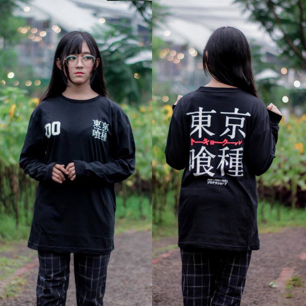 Longsleeve Kaneki Zero Black Tokyo Ghoul