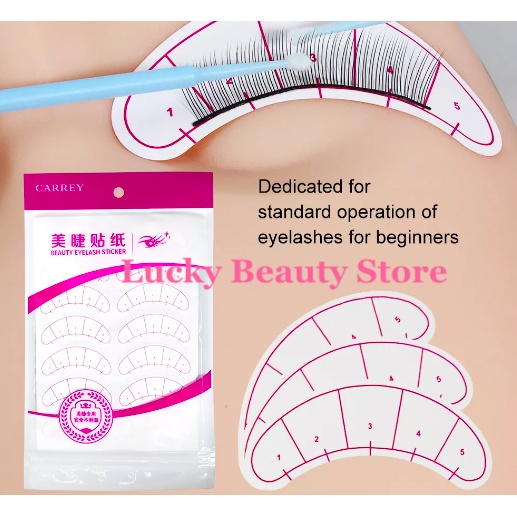 sticker eye pad Paper Patches 3D Eyelash Under Eye Pads Patch  Extension Eye Tips Sticker Wraps Make Up Tools beauty