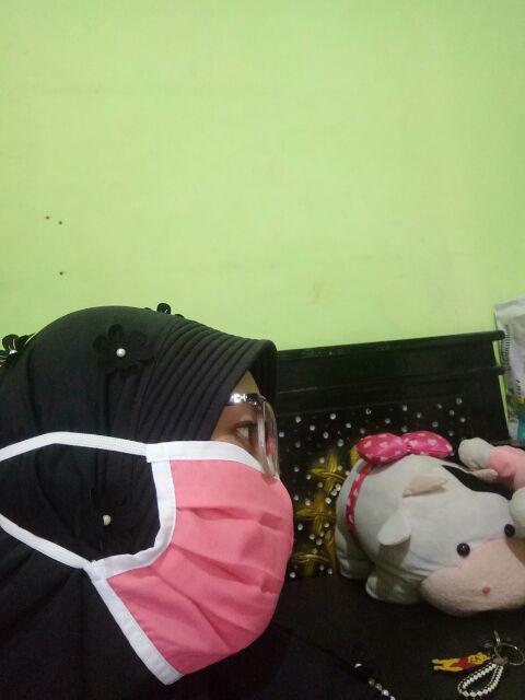 Masker Anti Percikan Air 2 Lapis Non Medis