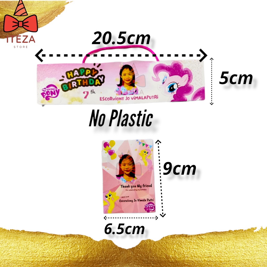 Label Kartu Ucapan Ulang Tahun Anak Ultah anak souvenir wedding bingkisan