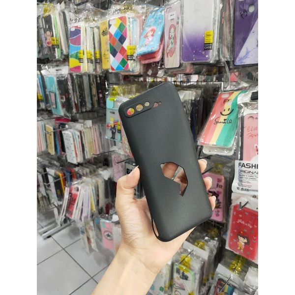 Asus ROG 5 Silikon Softcase Macaron Black Polos Hitam Premium Casing