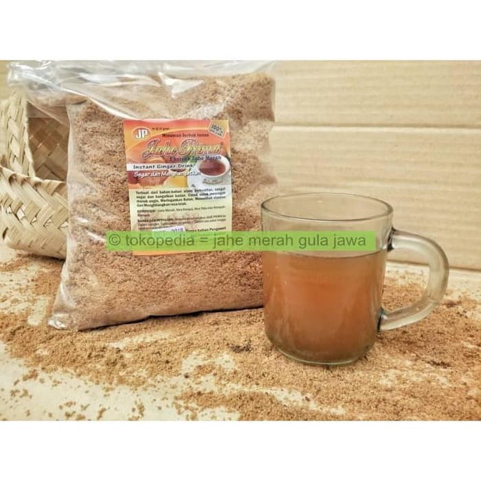 

Spesial Bubuk Jahe Merah Gula Jawa instan 1kg Murah