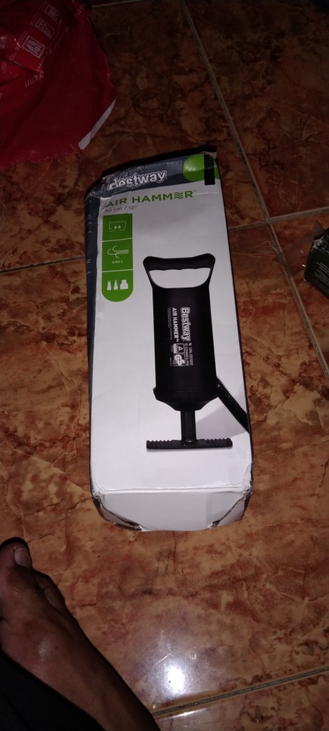 Kasur Angin Single Bestway Promo Murah + Pompa Tangan + 1 Lembar Lem