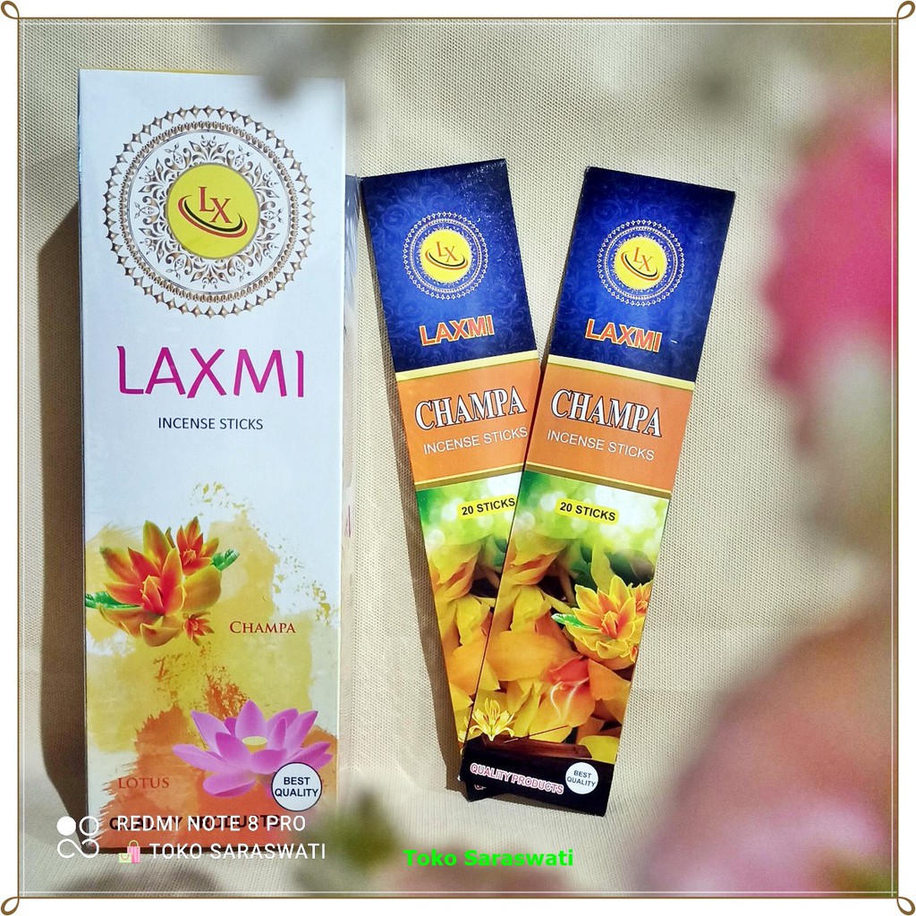 Hio Dupa Wangi Aromaterapi Soft Cempaka Laxmi Isi 20 Stik