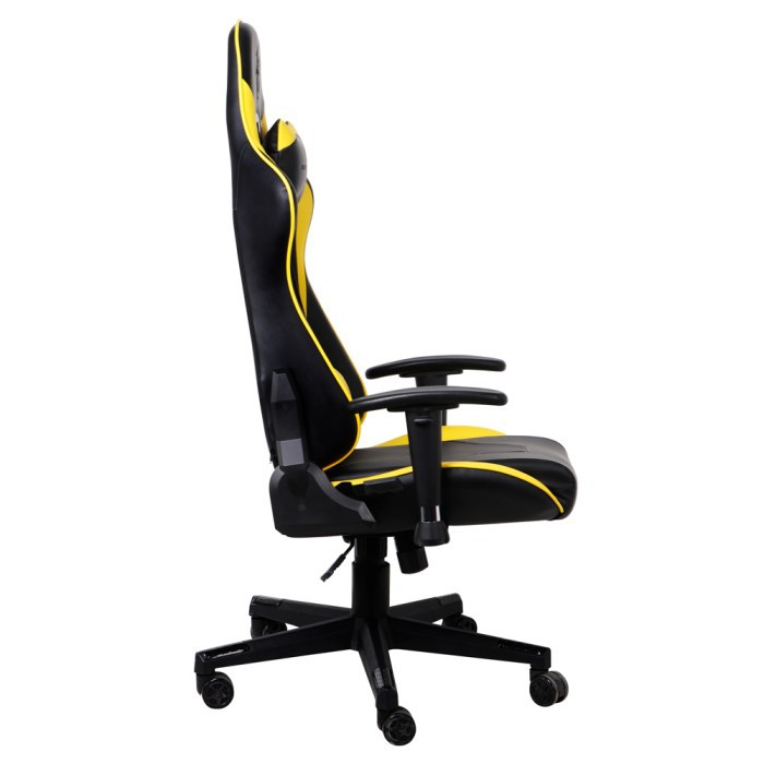 1STPLAYER GAMING CHAIR FK2 - BLACK YELLOW - Comfort - All Steel Skeleton - High Density Molded Foam