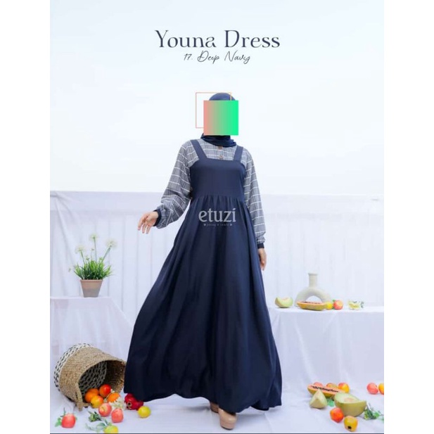 Youna Dress By Etuzi ( Gamis Rasa Overall)