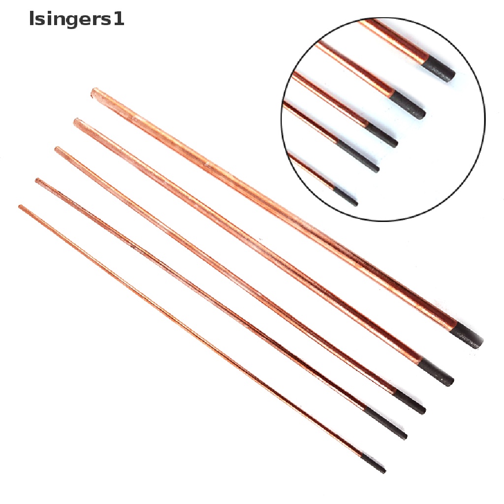 (lsingers1) 5pcs Batang Karbon Arc Gouging Elektroda Untuk Pistol Gas DC