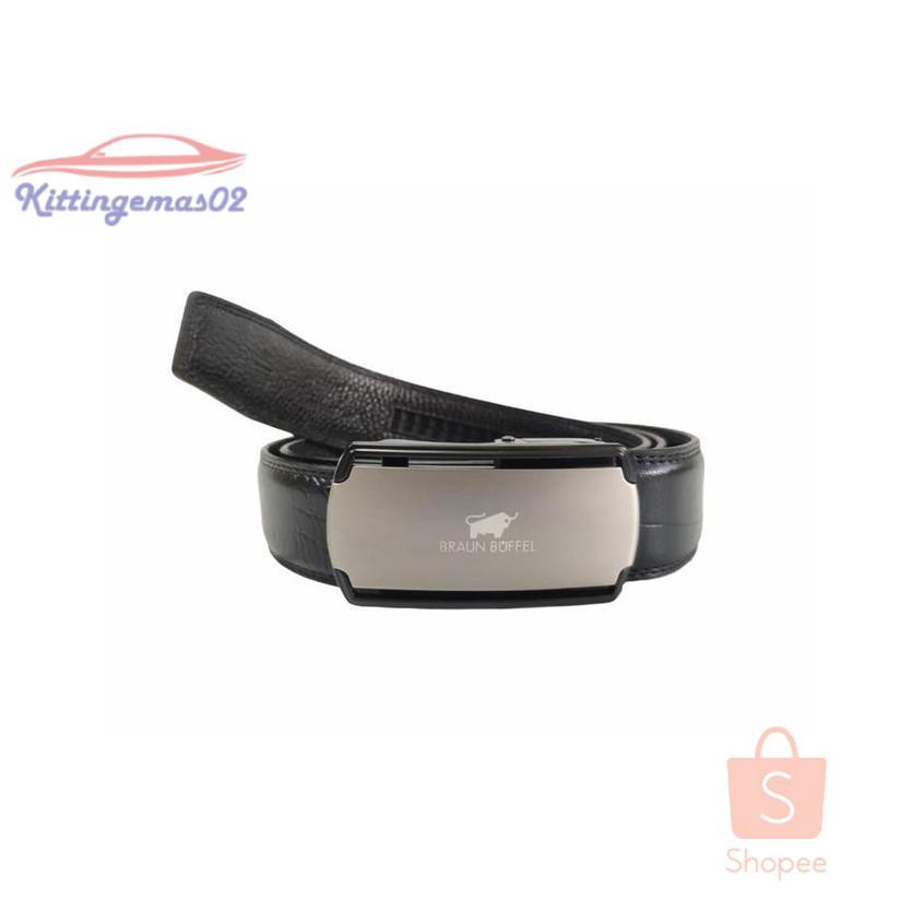 IKAT PINGGANG PRIA GESPER SABUK KTG2I234 KULIT ASLI BRAUN BUFFEL