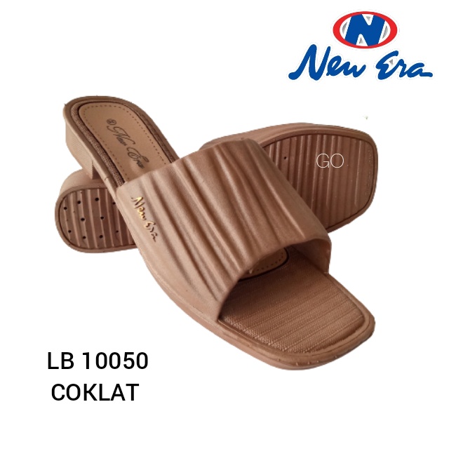 sogo NEW ARRIVAL NEW ERA LB.E 10050 SANDAL SLOP KARET WANITA FLAT TEPLEK TERBARU KEKINIAN SENDAL SELOP PEREMPUAN