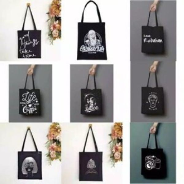 Fashion Fair - (C) ToteBag PEREKAT tote bag custom tas tote wanita kpop murah custom motif