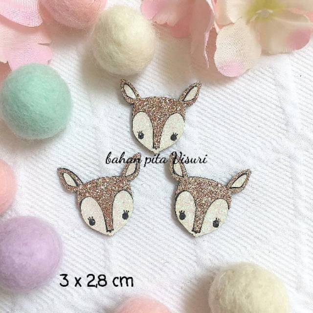 Aplikasi Bambi Kecil Glilter Gold