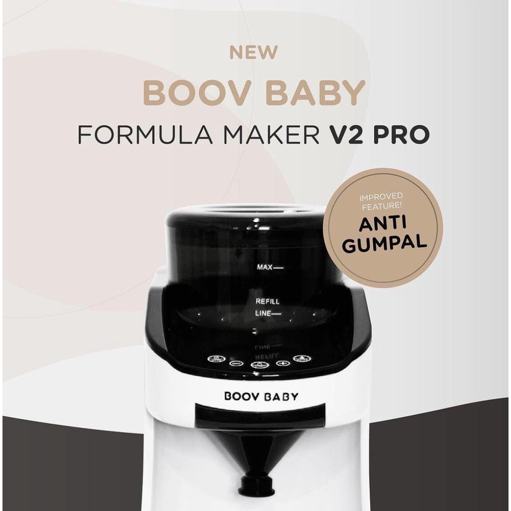 READY STOCK BOOV BABY V2 PRO SMART FORMULA MILK MAKER / mesin pembuat susu formula / baby boov / boov baby dispenser / pembuat susu otomatis / anti kembung / guarantee / garansi / original / milk maker / terlaris / viral