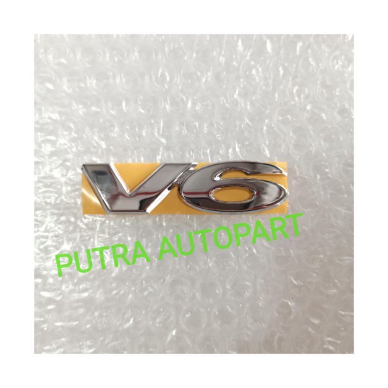 Logo Emblem Tulisan V6 Alphard Original