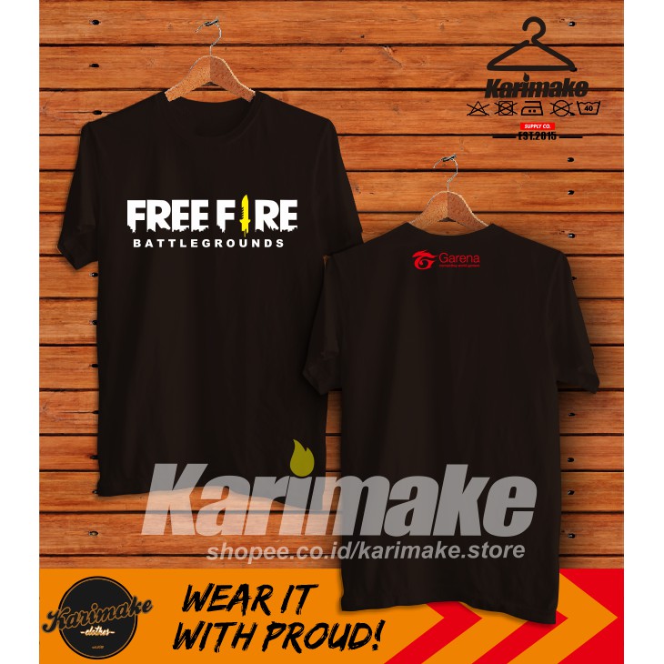  Kaos  Baju Game Free Fire Battleground Garena Kaos  Game 