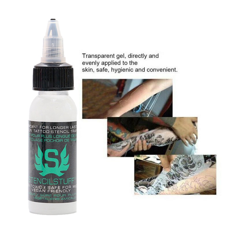 120ml 4OZ Stencil Stuff Tattoo Tranfer Gel / Tatto Original Kecantik Kan Tranfer Gambar Tatoo Ke Kulit