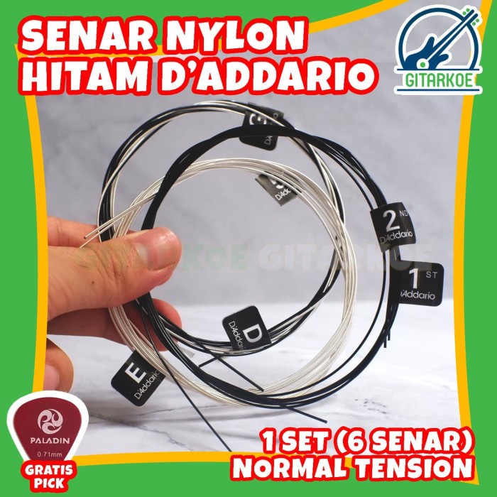 Senar Gitar Nylon Daddario Nilon Klasik Classic Akustik 1 Set EJ49