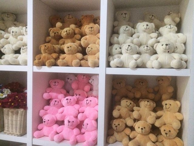 Boneka teddy mini kecil beruang 12 cm