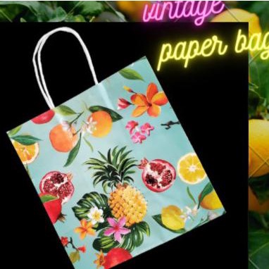 

Paperbag Tas Kertas PINEAPPLE FRUITY Kantong Bingkisan Gift