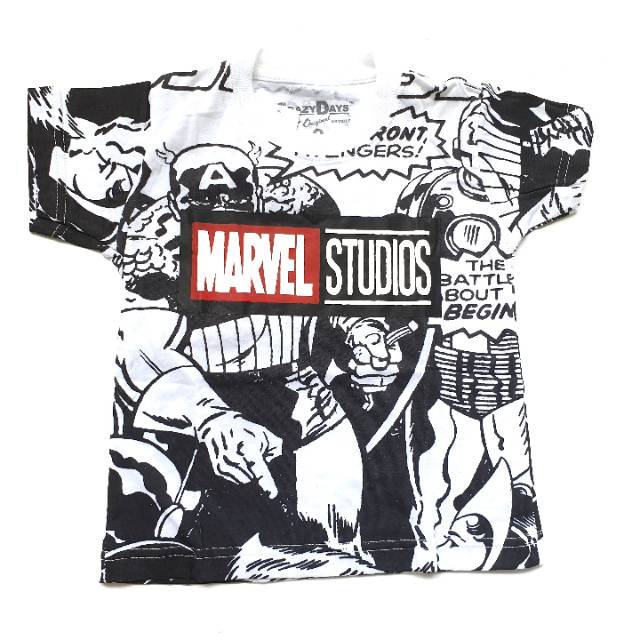 Kaos Anak Laki Superhero comic