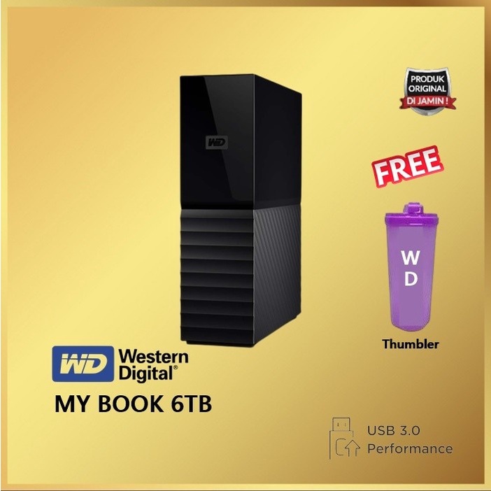 WD My Book 6TB NEW - HDD / HD / Hardisk / Harddisk External 3.5&quot;