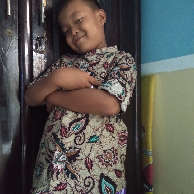 Kemeja Koko Batik Anak Lengan Panjang Katun Halus Series By Nattaline