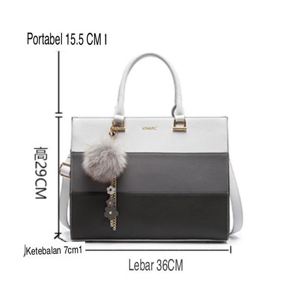 14 Inch Kinmac Brand PU Leather Handbag Messenger Laptop Bag