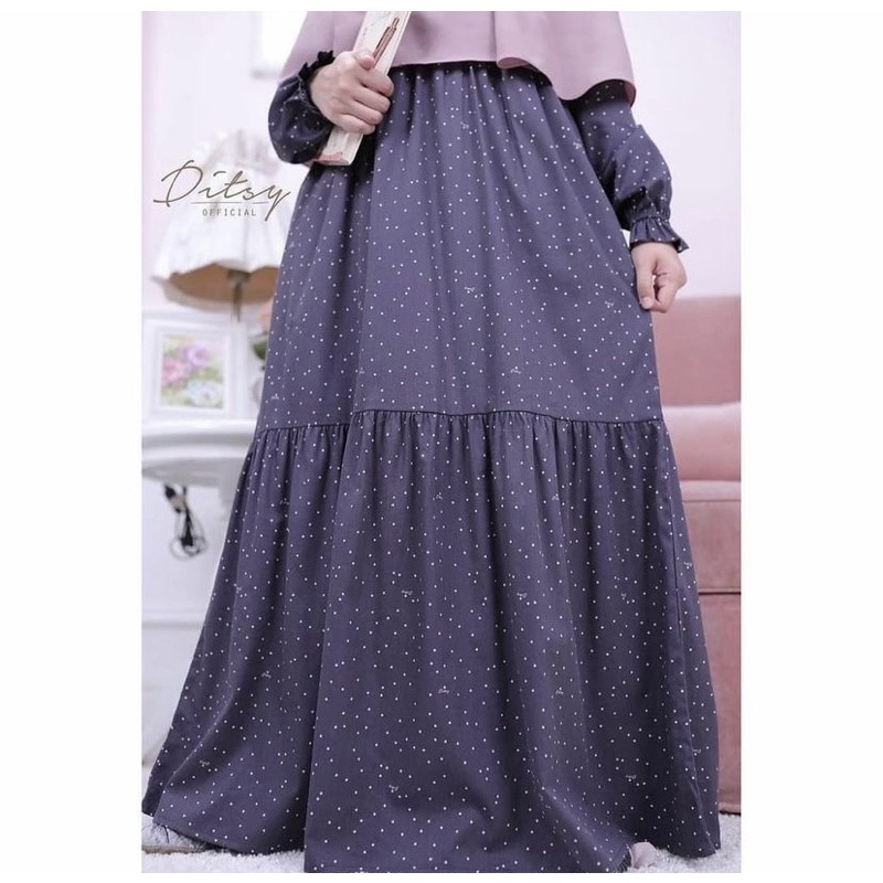 PRELOVED DITSY PUNTO GREY JUMBO XXL